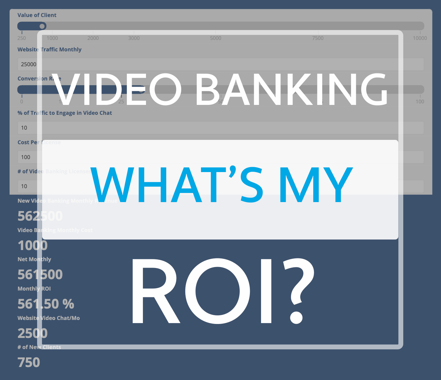 video banking roi calculator